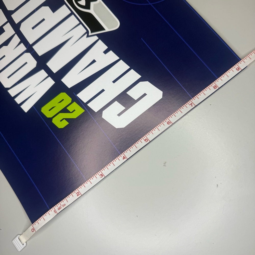 Starbucks Official 2025 World Champions Rally Card Seattle Seahawks - Picture 4 of 5